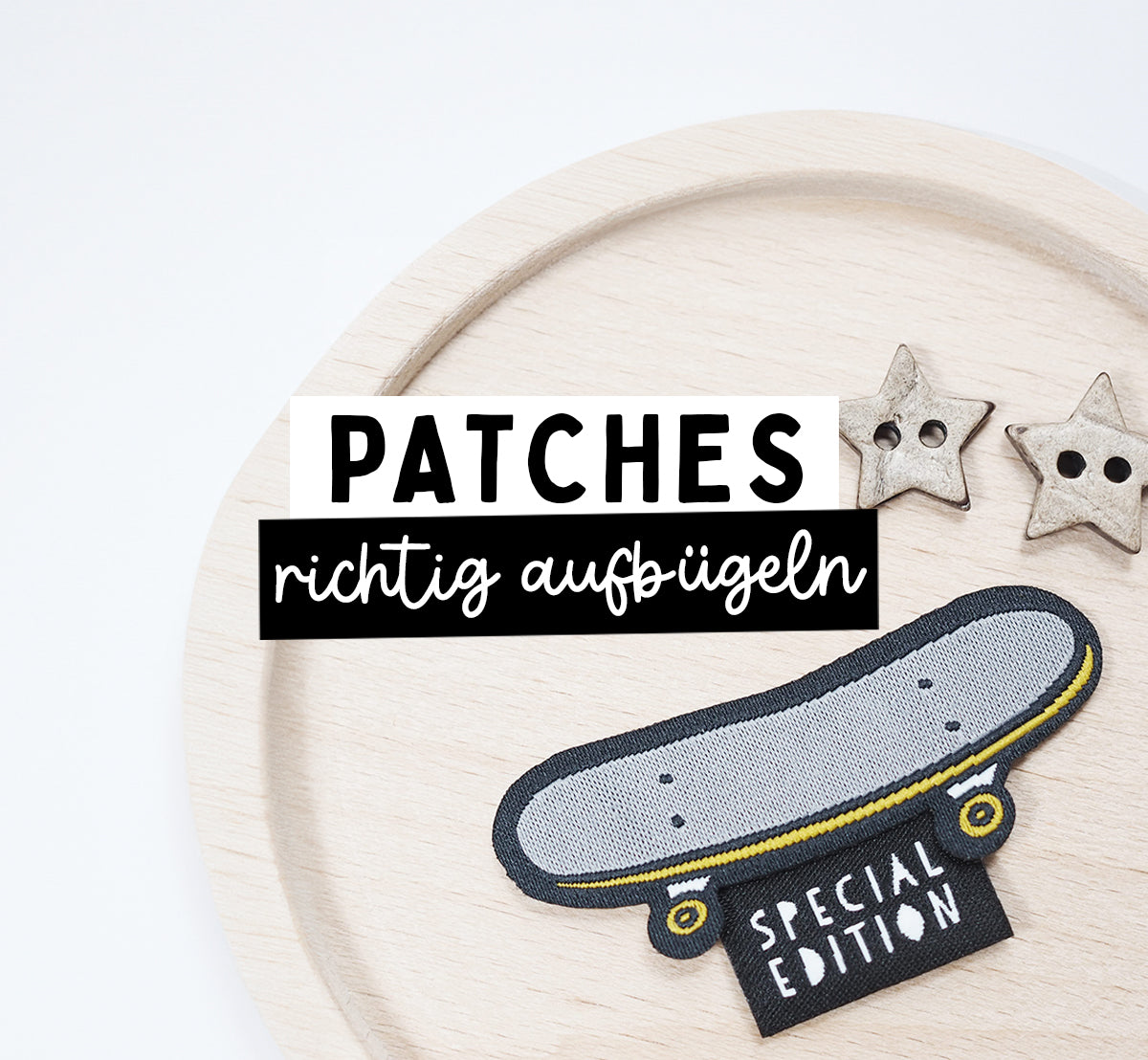 PATCHES RICHTIG AUFBÜGELN