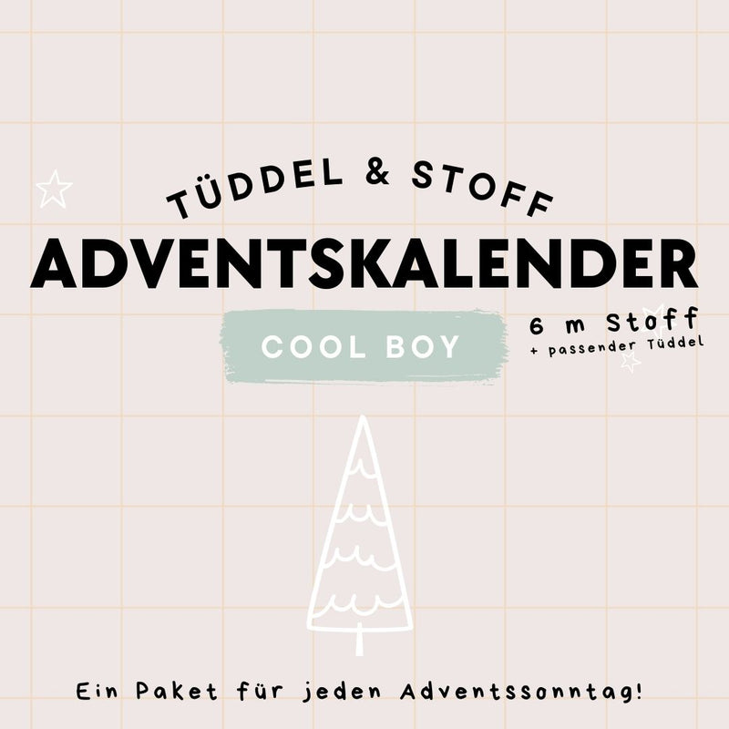 Stoff-Adventskalender - COOL BOYS *2024*