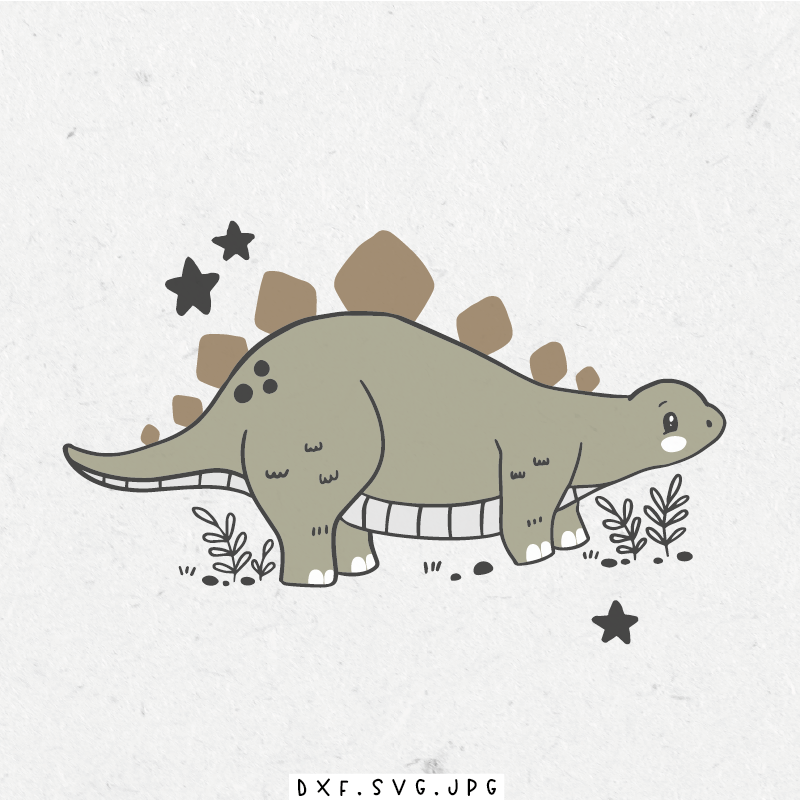 Plottdatei - Stegosaurus - Paul &amp; Clara