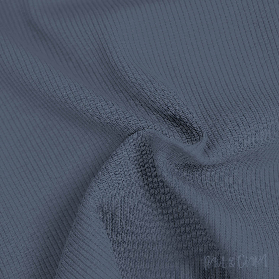 Rippjersey - Blaugrau