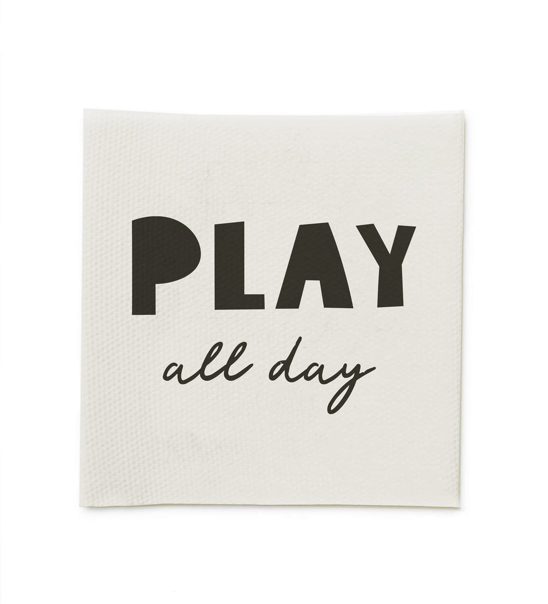 Baumwolllabel *play all day* - Paul &amp; Clara