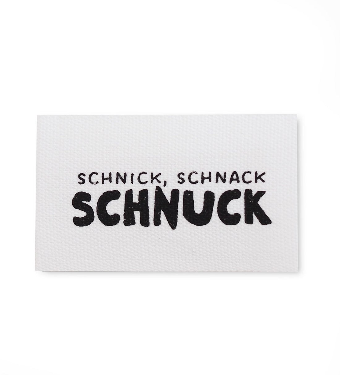 Baumwolllabel *schnick, schnack, schnuck* - Paul &amp; Clara