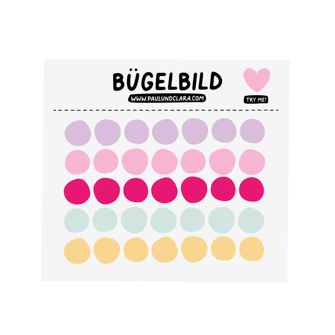 Bügelbild - Dots 