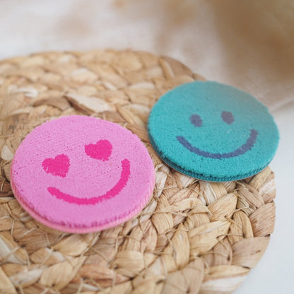 Fluff Patch - Smile neonpink *iron - on* - Paul &amp; Clara