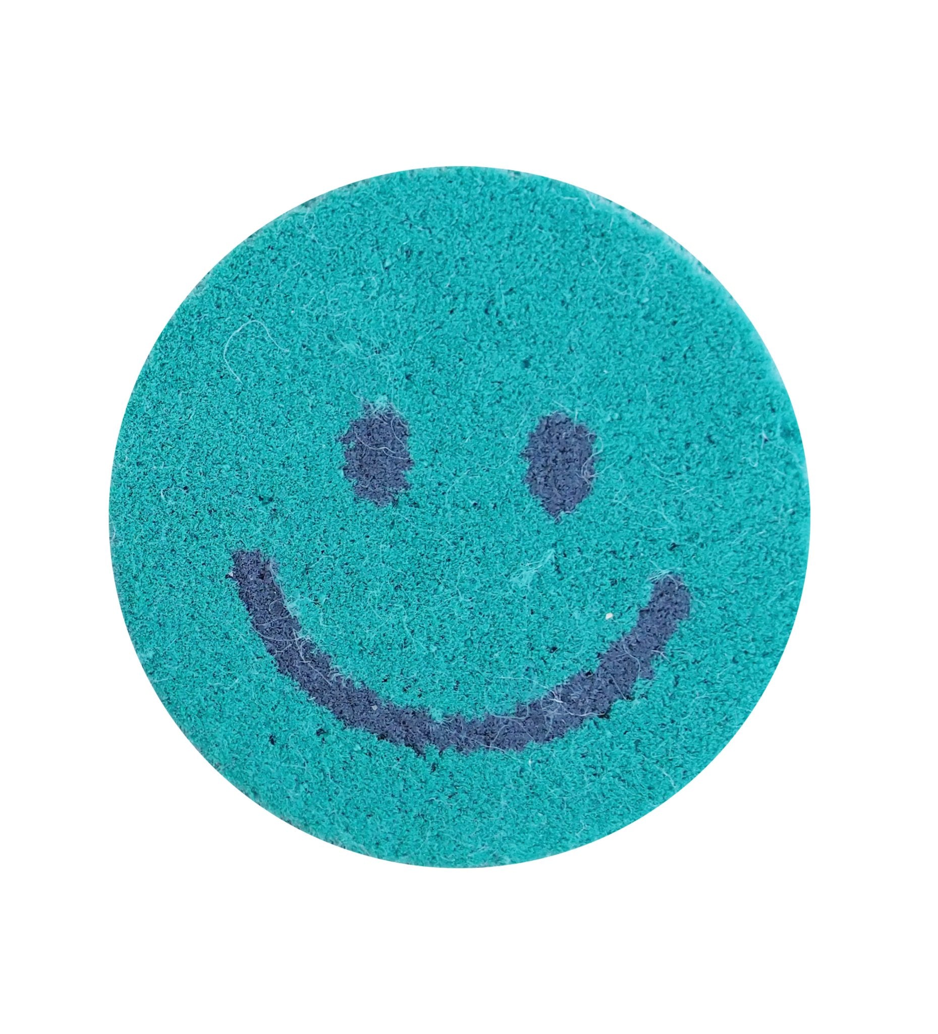 Fluff Patch - Smile türkis *iron - on* - Paul &amp; Clara