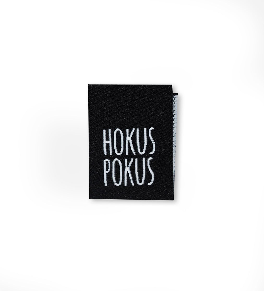 Klapp-Weblabel *Hokus Pokus*