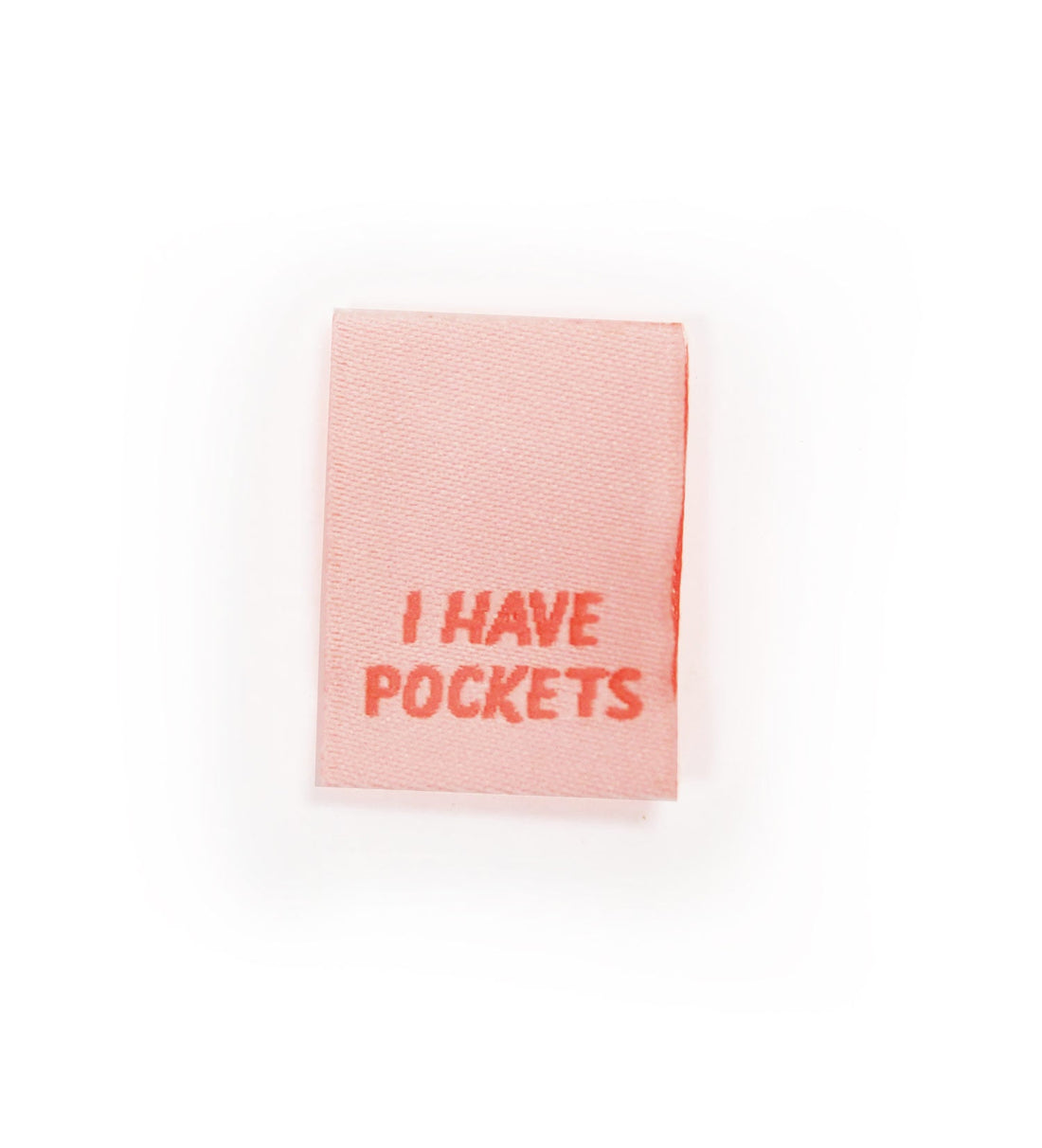 Klapp - Weblabel *I have pockets* rosa/neon coral - Paul &amp; Clara