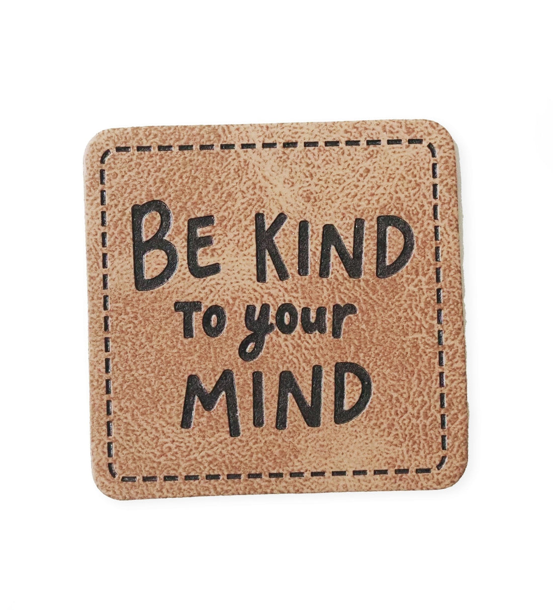 Kunstlederlabel - be kind to your mind *iron - on* - Paul &amp; Clara