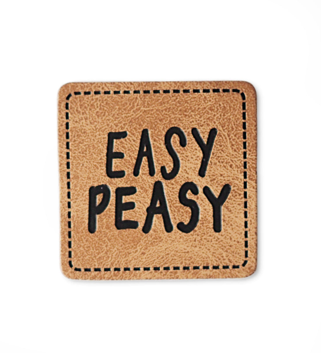 Kunstlederlabel - Easy Peasy *iron - on* - Paul &amp; Clara