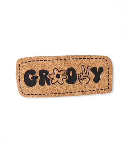 Kunstlederlabel - groovy *iron - on* - Paul &amp; Clara