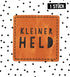 Kunstlederlabel - kleiner Held *iron - on* - Paul & Clara