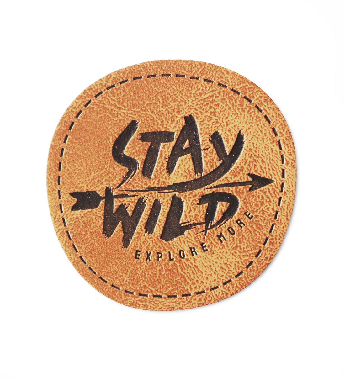 Kunstlederlabel - Stay wild *iron - on* - Paul &amp; Clara