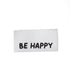 Baumwoll-Klapplabel * be happy * - 4er Pack - Paul & Clara