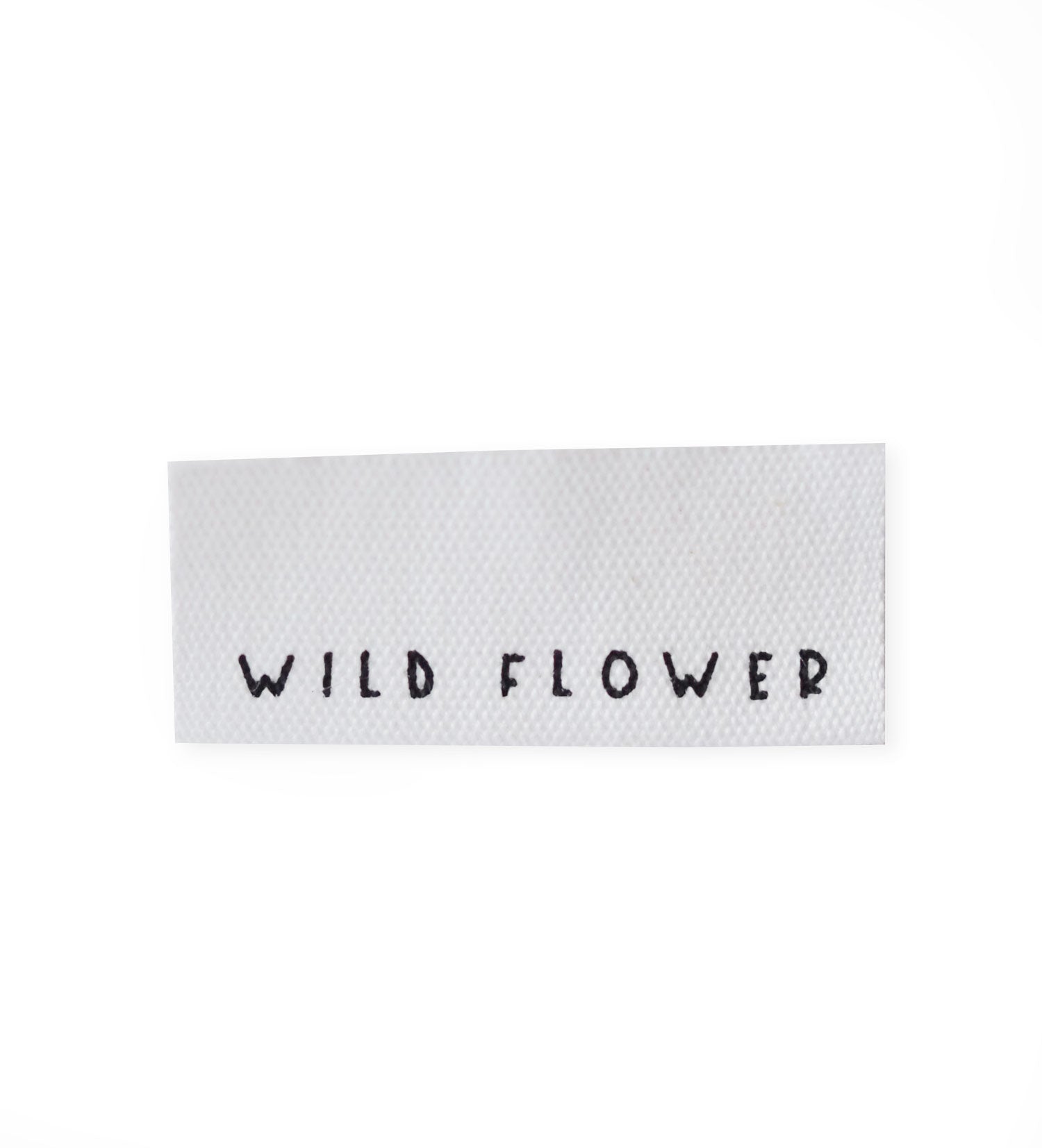 Baumwoll-Klapplabel * wildflower * - 4er Pack - Paul &amp; Clara