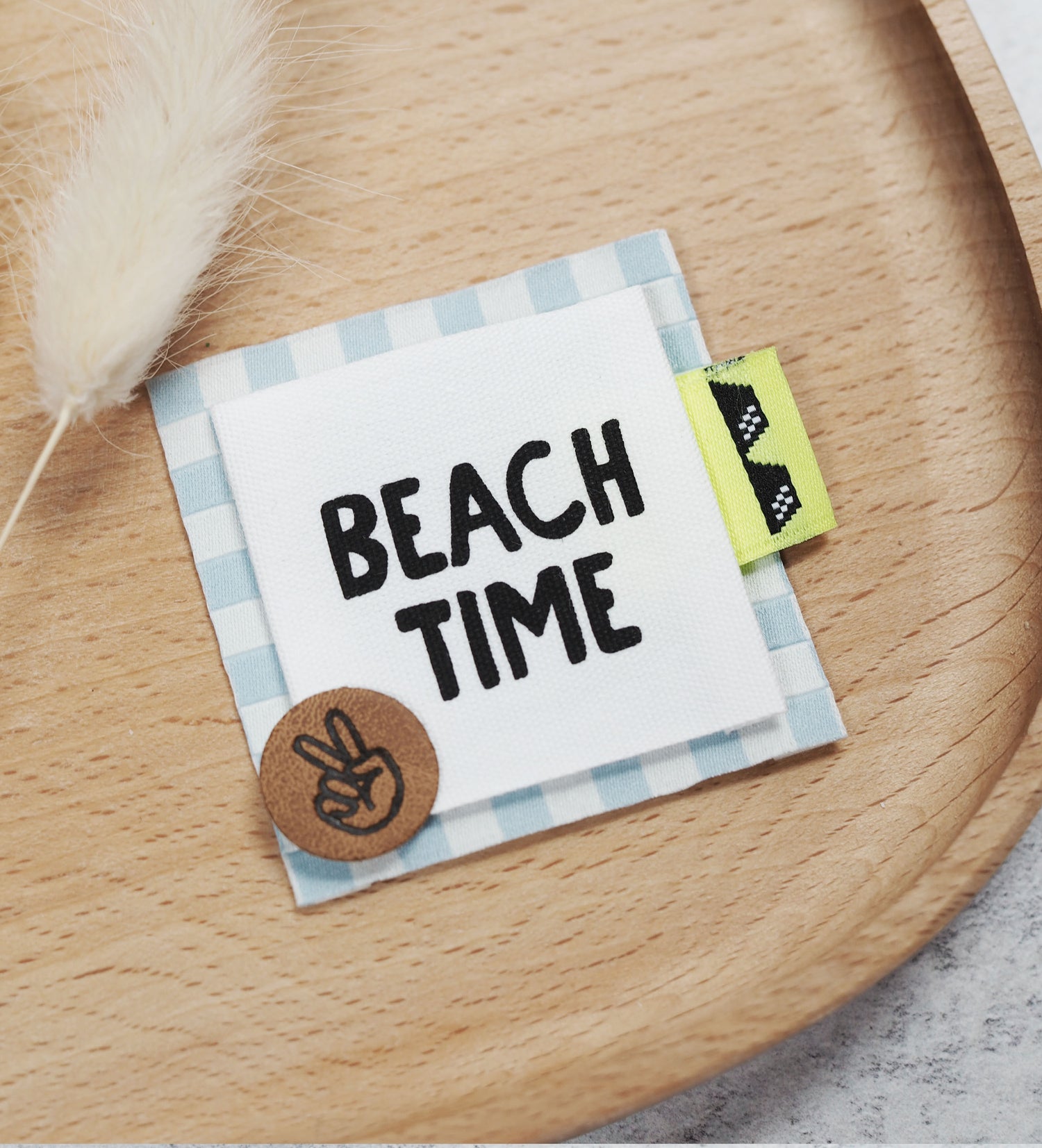 Baumwolllabel *beachtime*