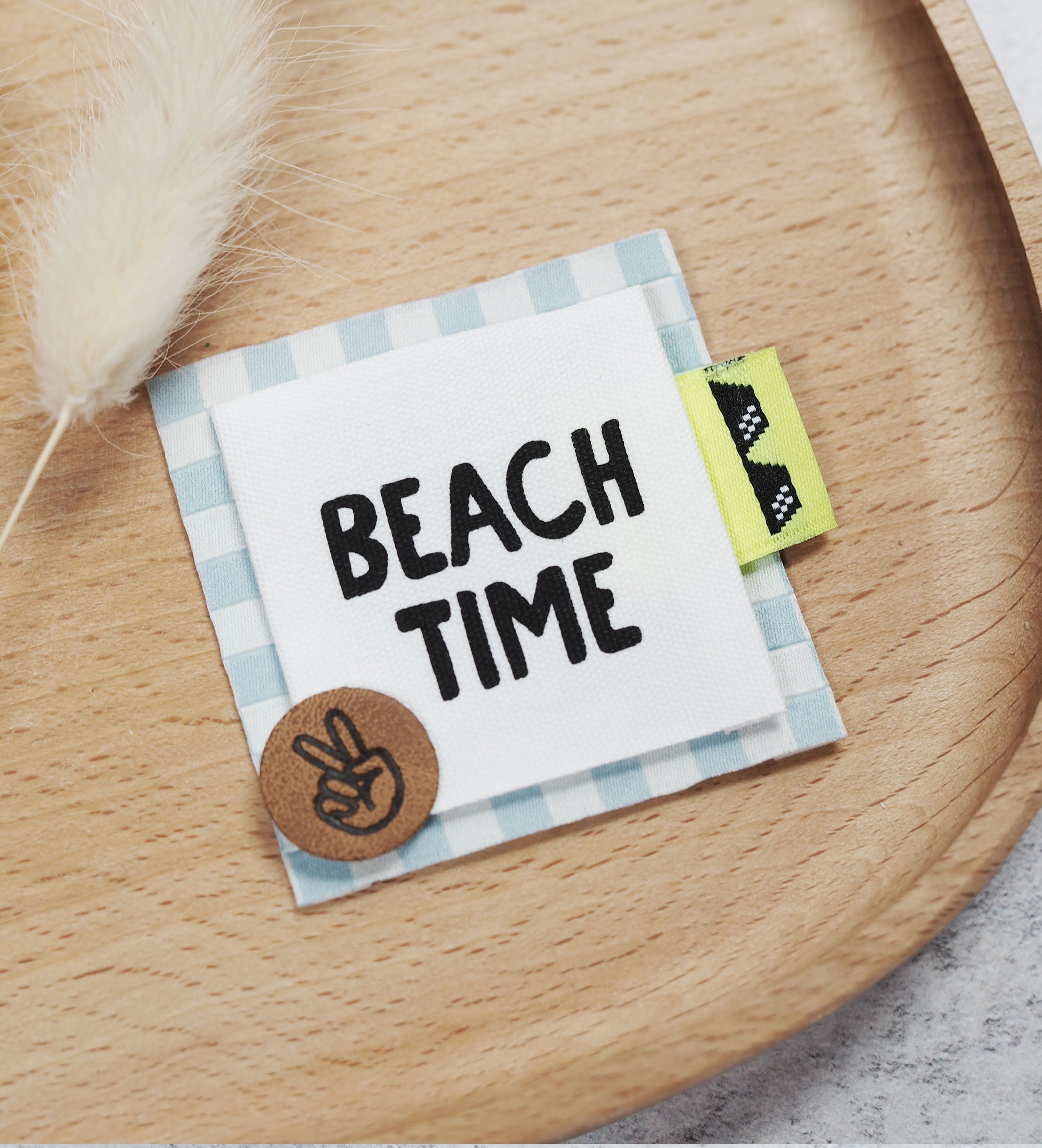 Baumwolllabel *beachtime*