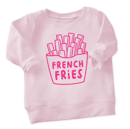 XL Flock-Patch - French Fries *iron-on* - Paul &amp; Clara