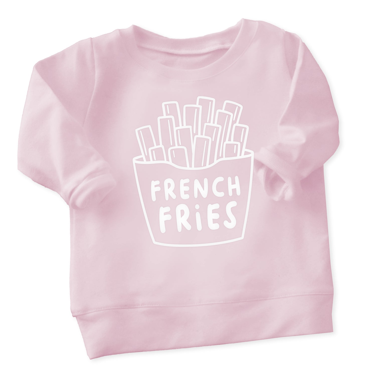 XL Flock-Patch - French Fries *iron-on* - Paul &amp; Clara