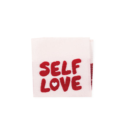 Klapp-Weblabel *selflove*