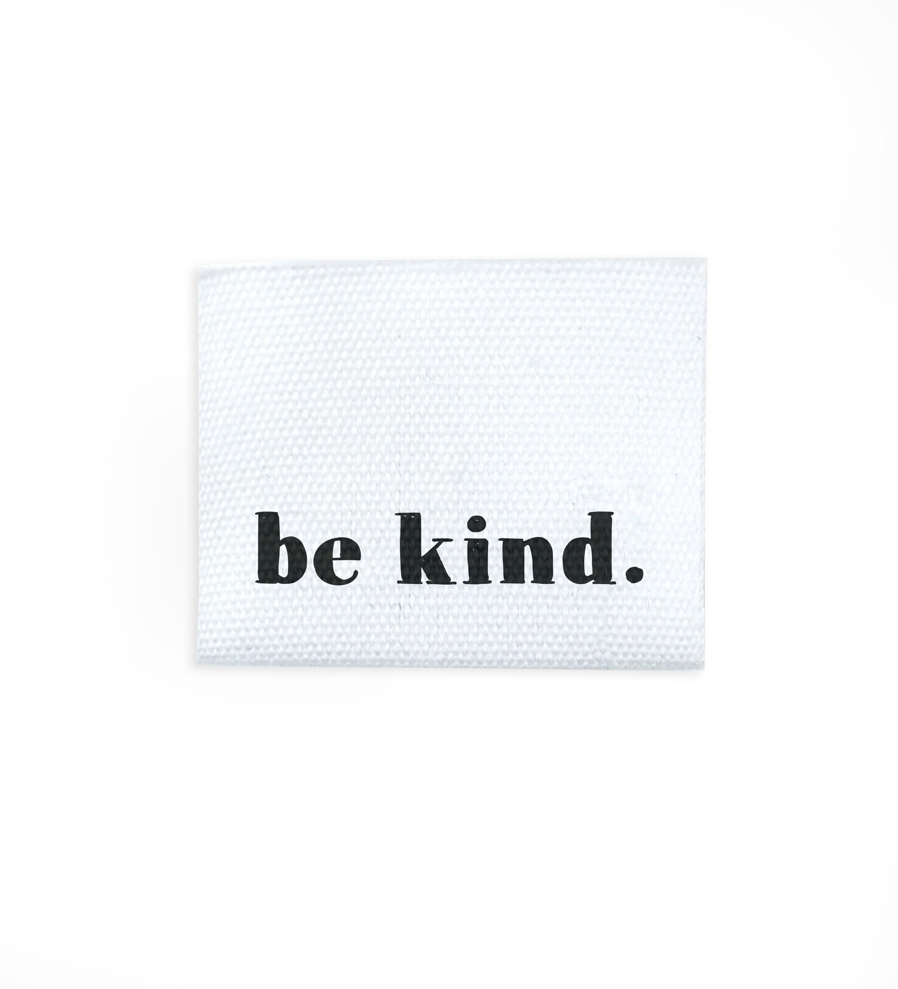 Baumwolllabel * be kind * - 2,5 x 3 cm - 4er Pack - Paul &amp; Clara