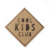 Kunst-Wildlederlabel - Cool Kids Club *iron-on* - Paul & Clara