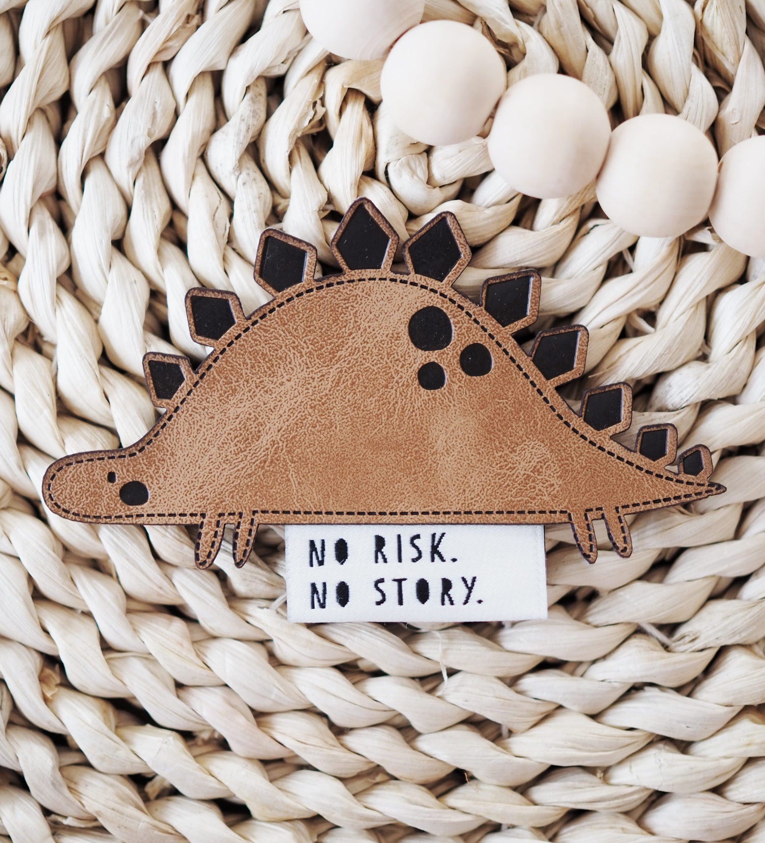 Klapp-Weblabel *no risk. no story* - 4er Pack - Paul &amp; Clara