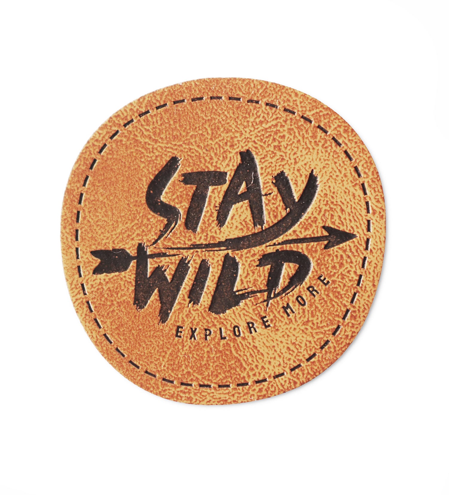 Kunstlederlabel - Stay wild *iron-on* - Paul &amp; Clara