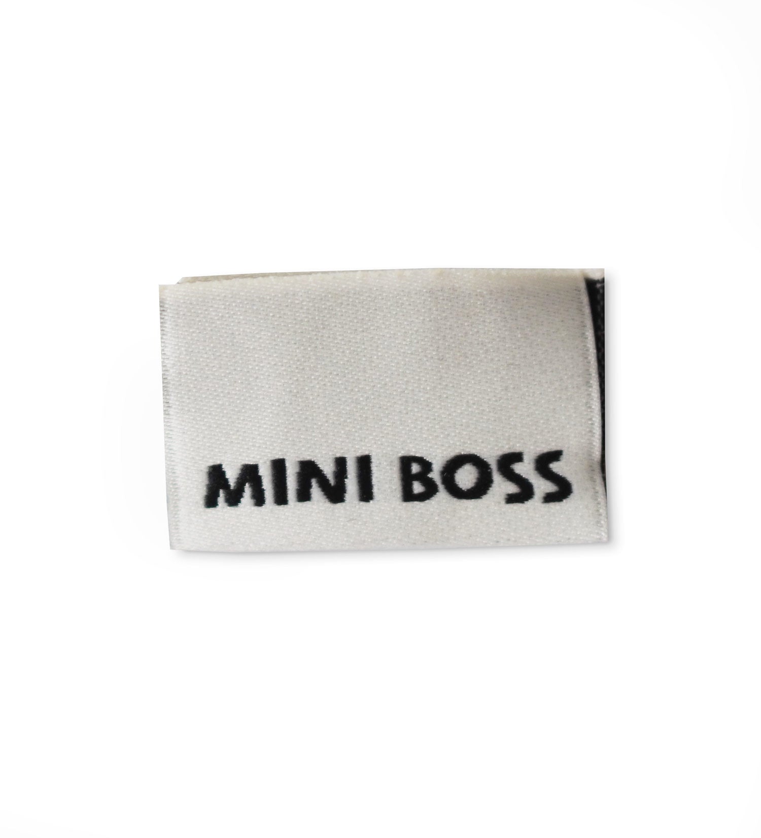 Klapp-Weblabel *mini boss* - 4er Pack - Paul &amp; Clara