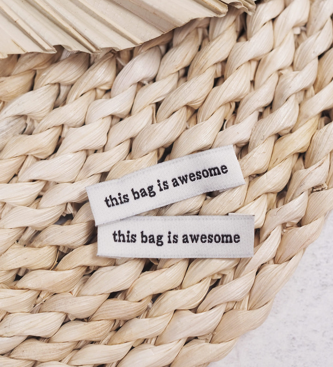 Weblabel *this bag is awesome* - 4er Pack - Paul &amp; Clara