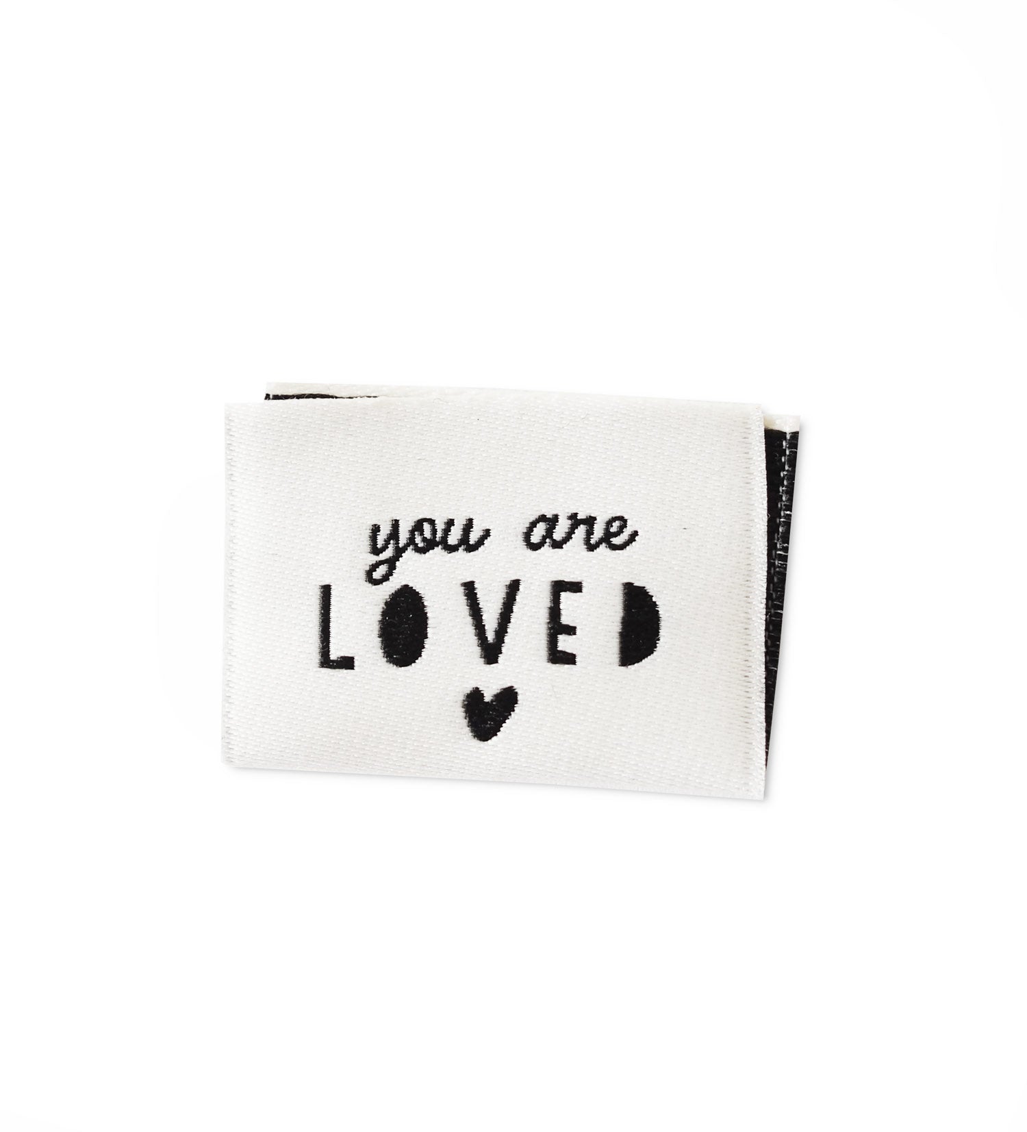 Klapp-Weblabel *you are loved - 4er Pack - Paul &amp; Clara