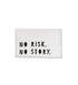 Klapp-Weblabel *no risk. no story* - 4er Pack - Paul & Clara