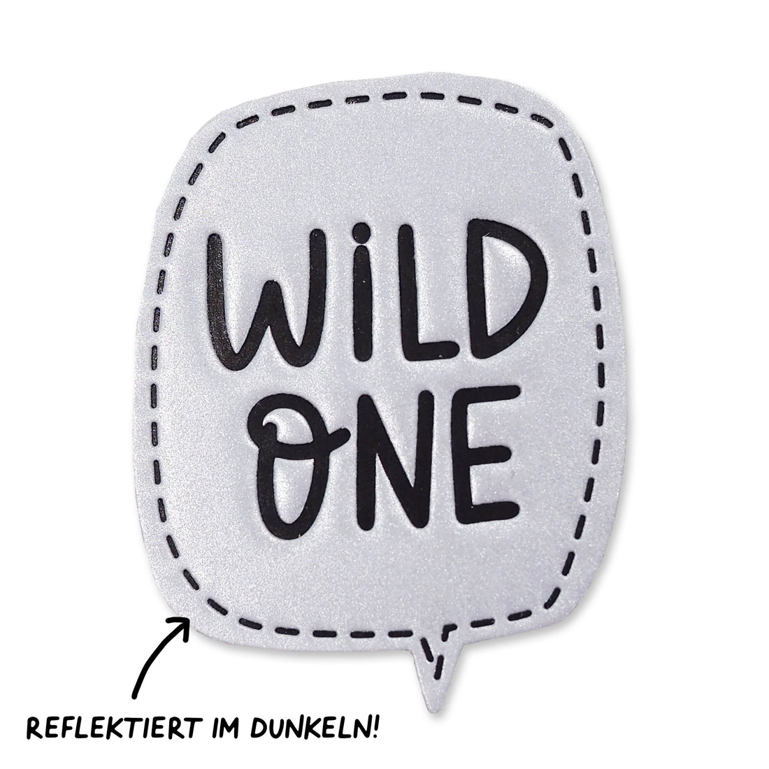 Reflektorlabel - WILD ONE *iron-on*- - Paul &amp; Clara