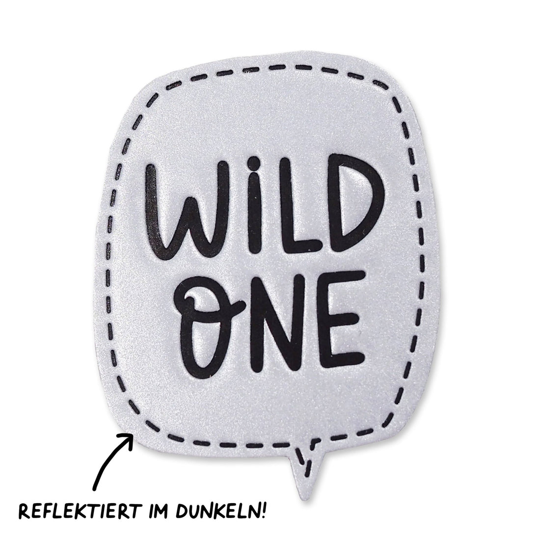 Reflektorlabel - WILD ONE *iron - on* - Paul &amp; Clara