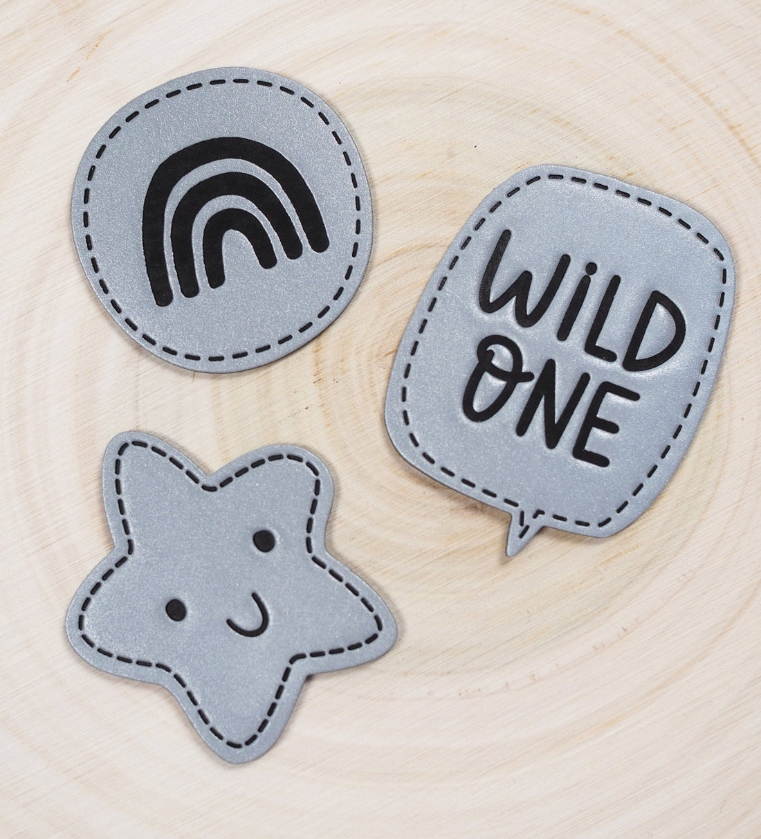 Reflektorlabel - WILD ONE *iron - on* - Paul &amp; Clara