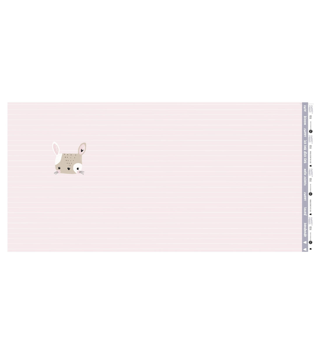 sweet rabbit - Panel 80 cm *Sommersweat* - Paul &amp; Clara