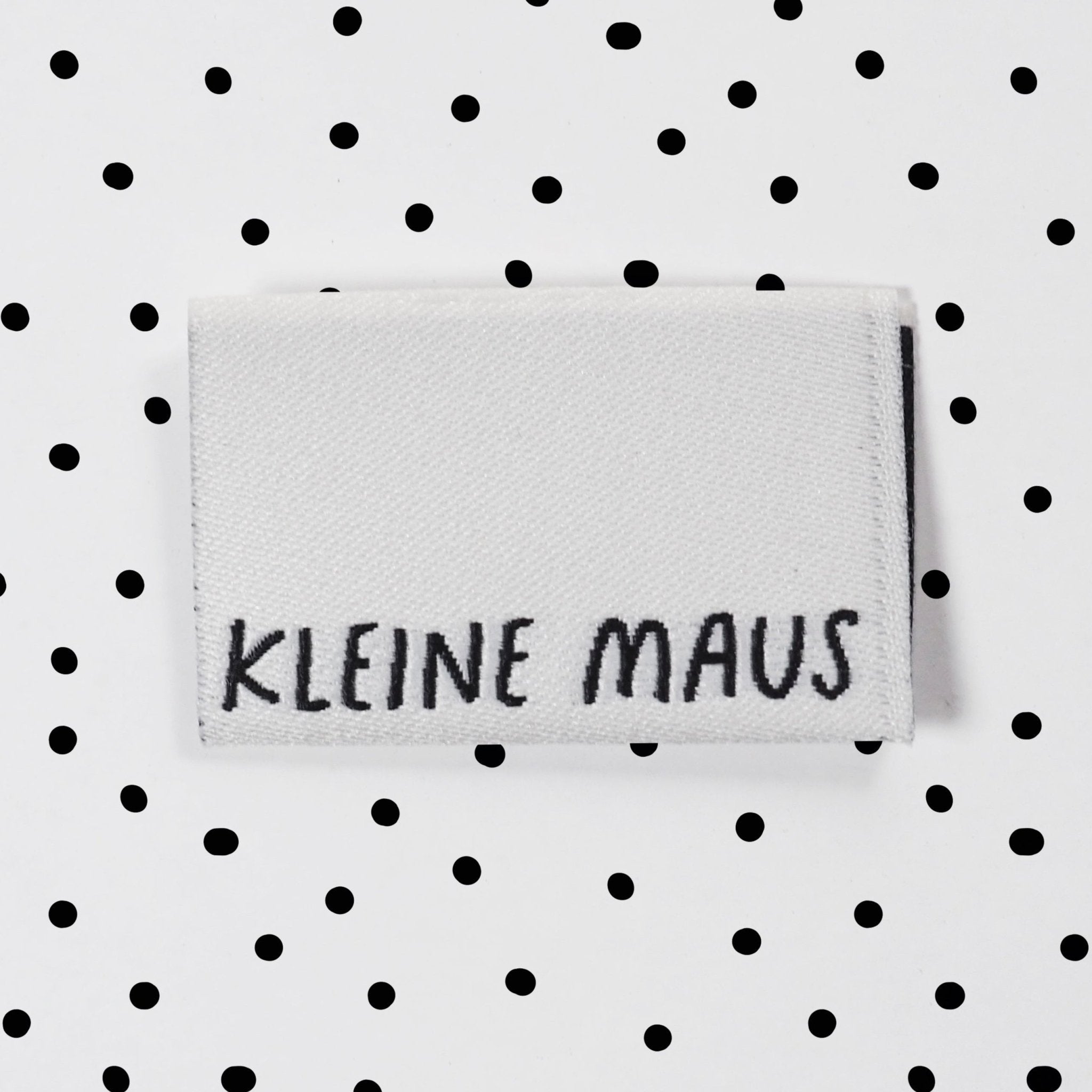 Weblabel *kleine maus - weiß* - Paul &amp; Clara