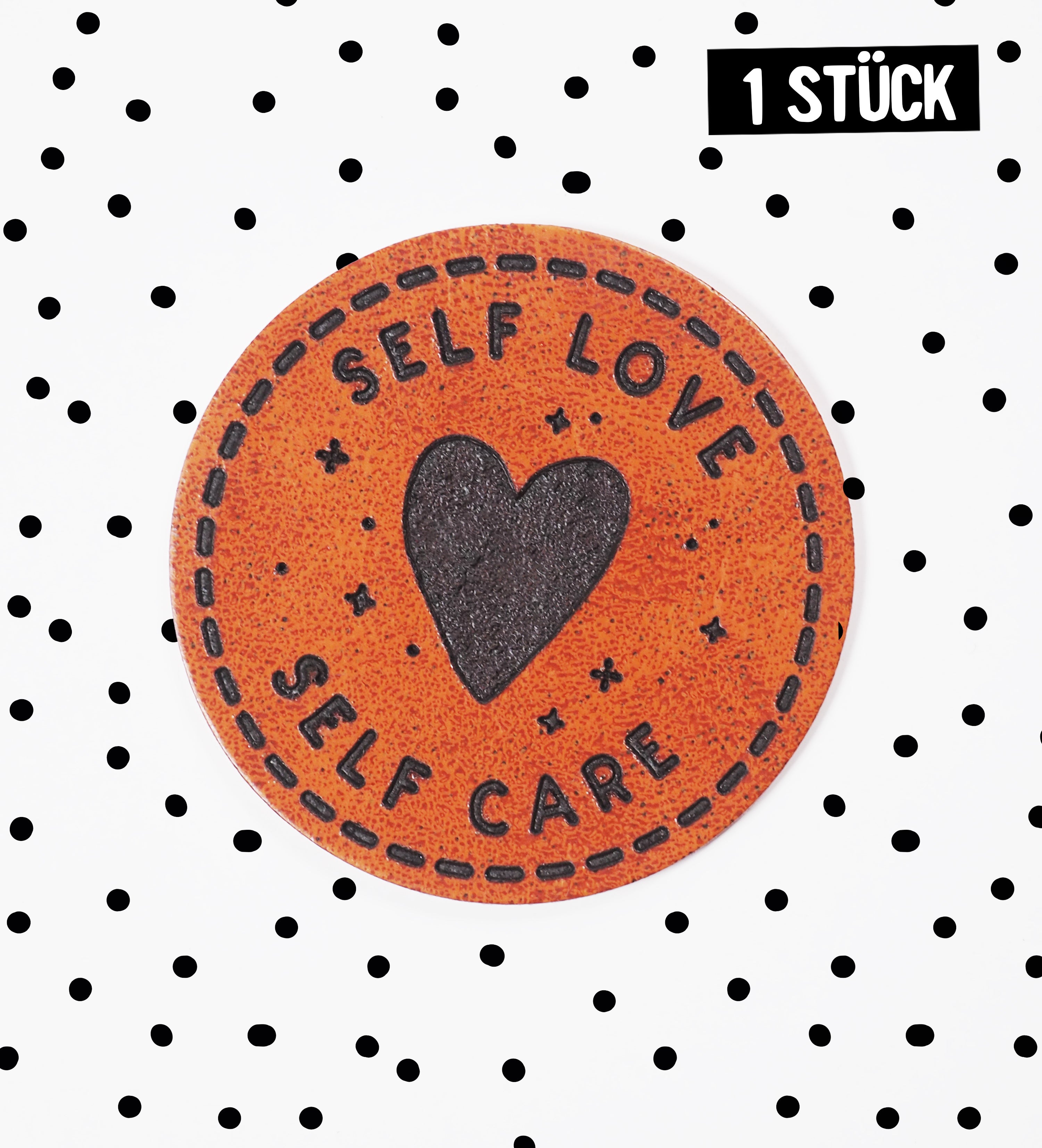 Kunstlederlabel - selflove - selfcare *iron-on*