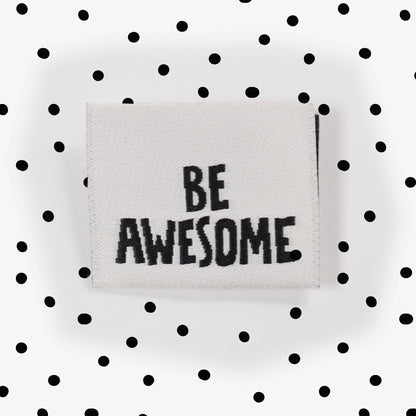 Weblabel *be awesome* - 4er Pack