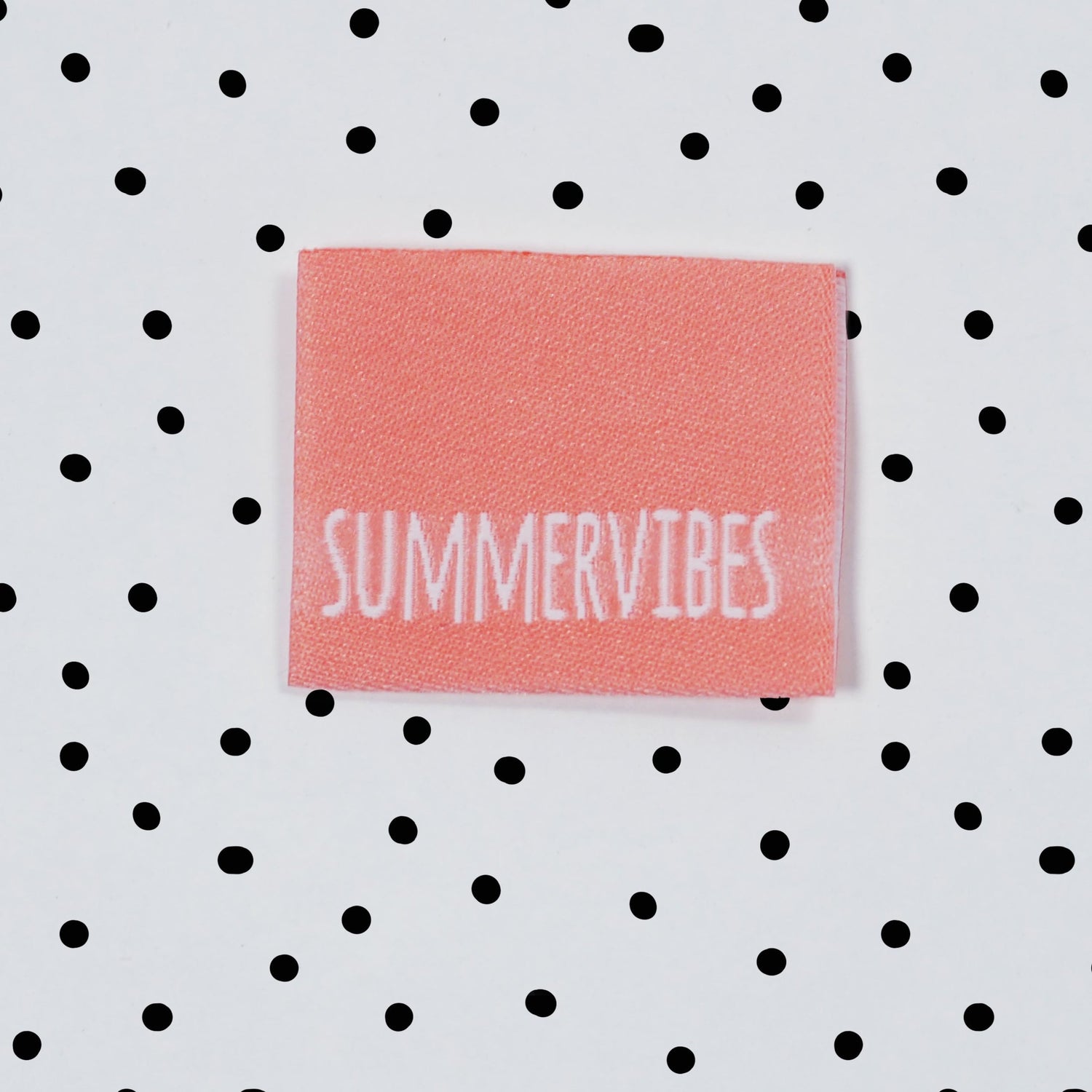 Weblabel *SUMMERVIBES* - 2,7 x 2,2 cm - 4er Pack