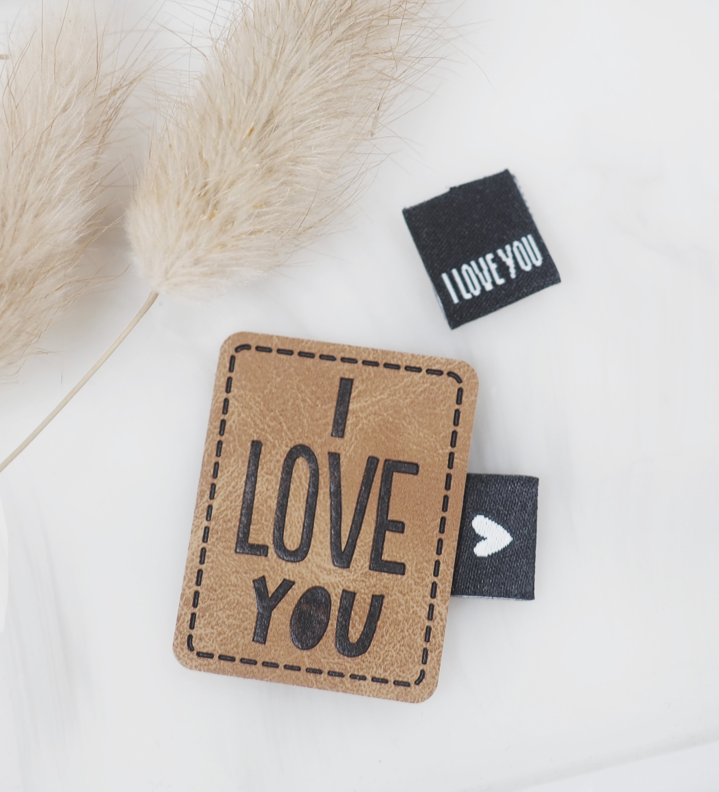 Mini-Label *I love you* - 4er Pack