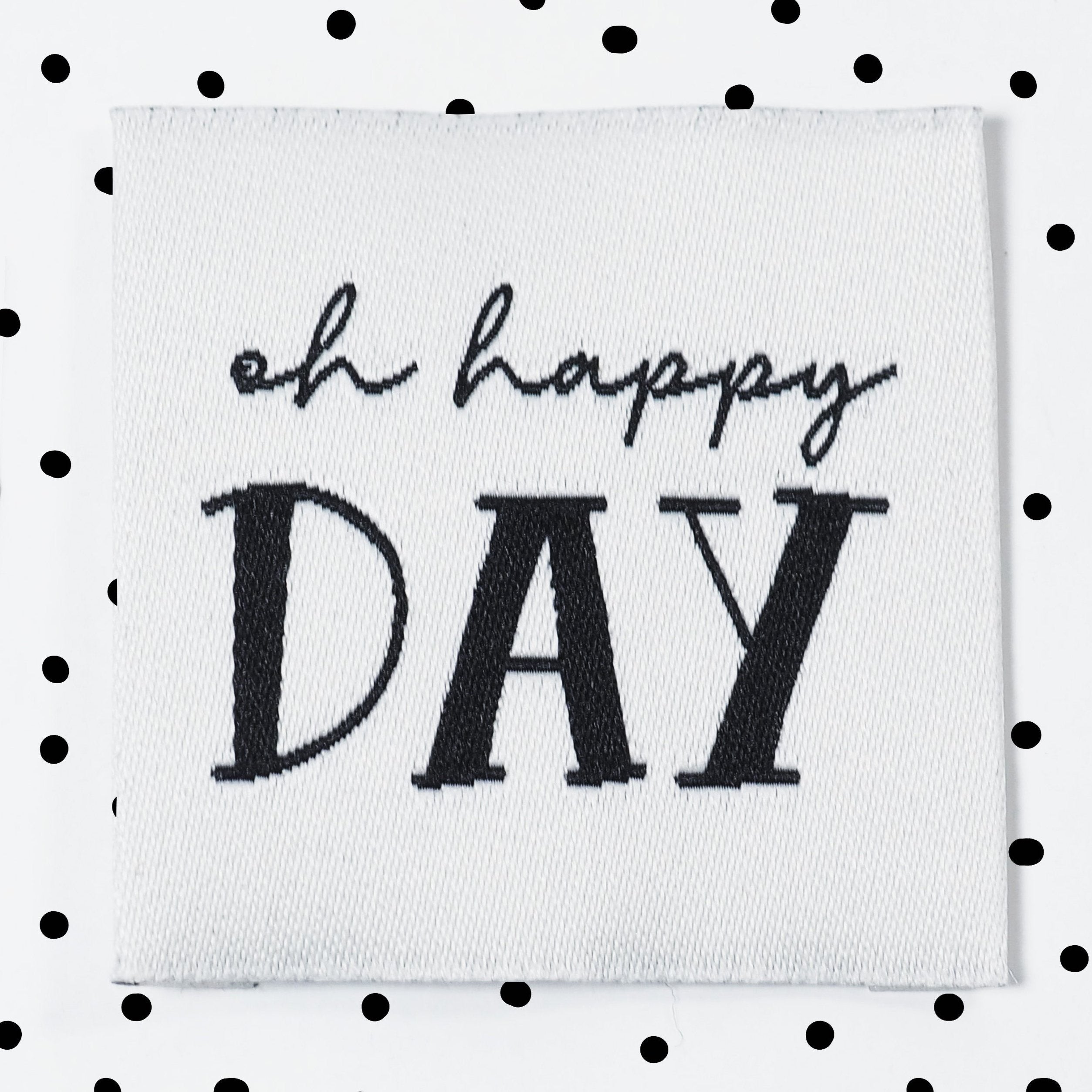 Weblabel *oh happy day* - 4er Pack