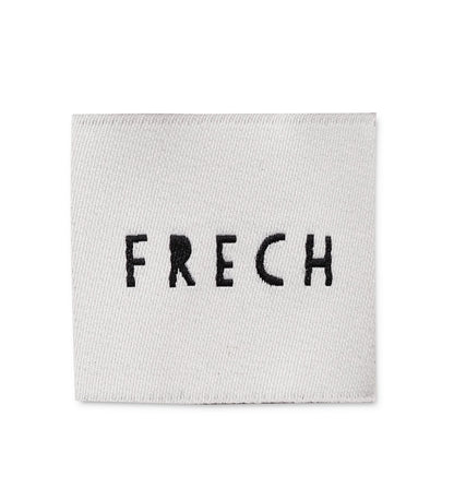 Weblabel *frech* weiß - 4er Pack