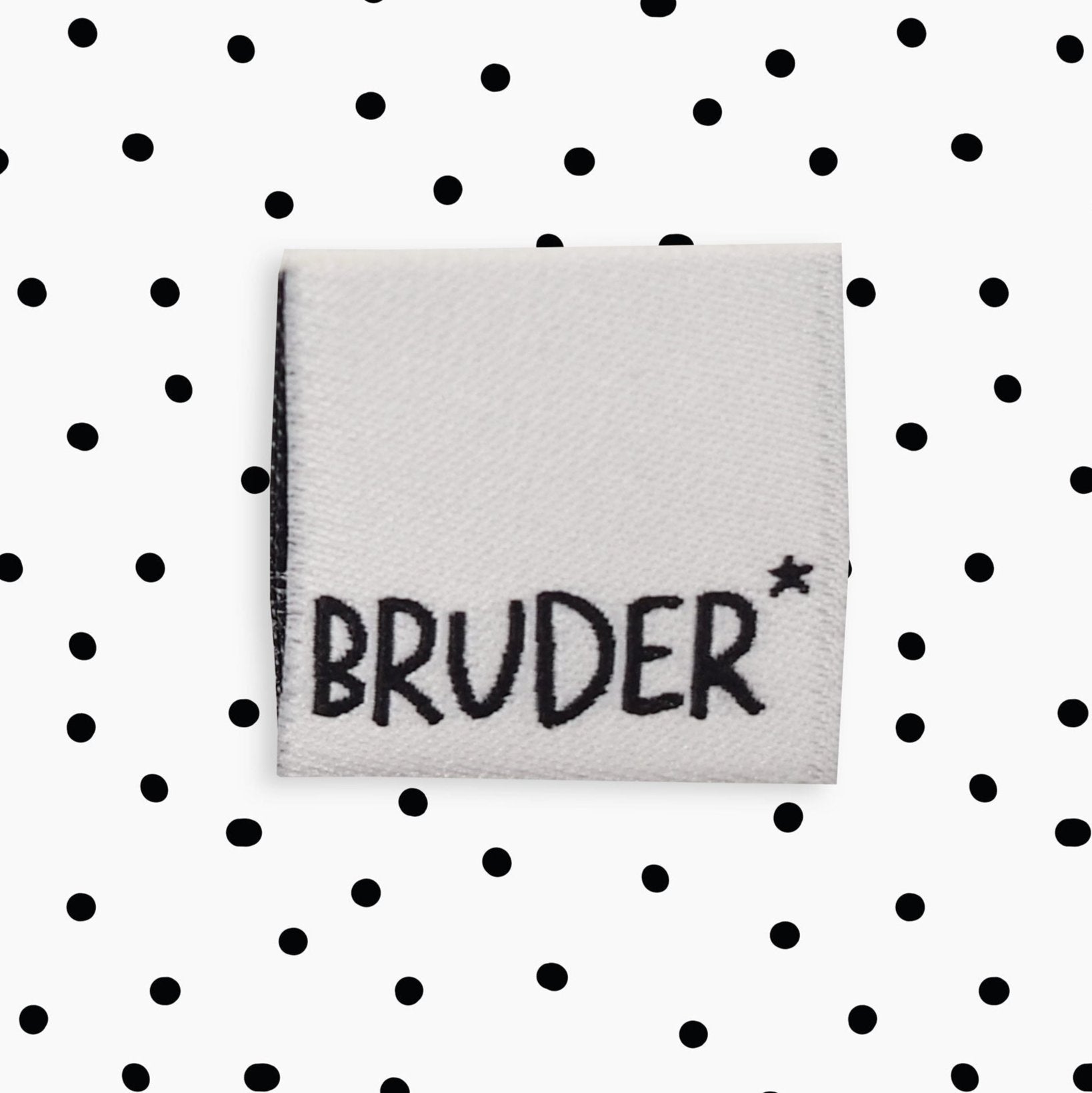 Klapp-Weblabel *bruder* - 4er Pack