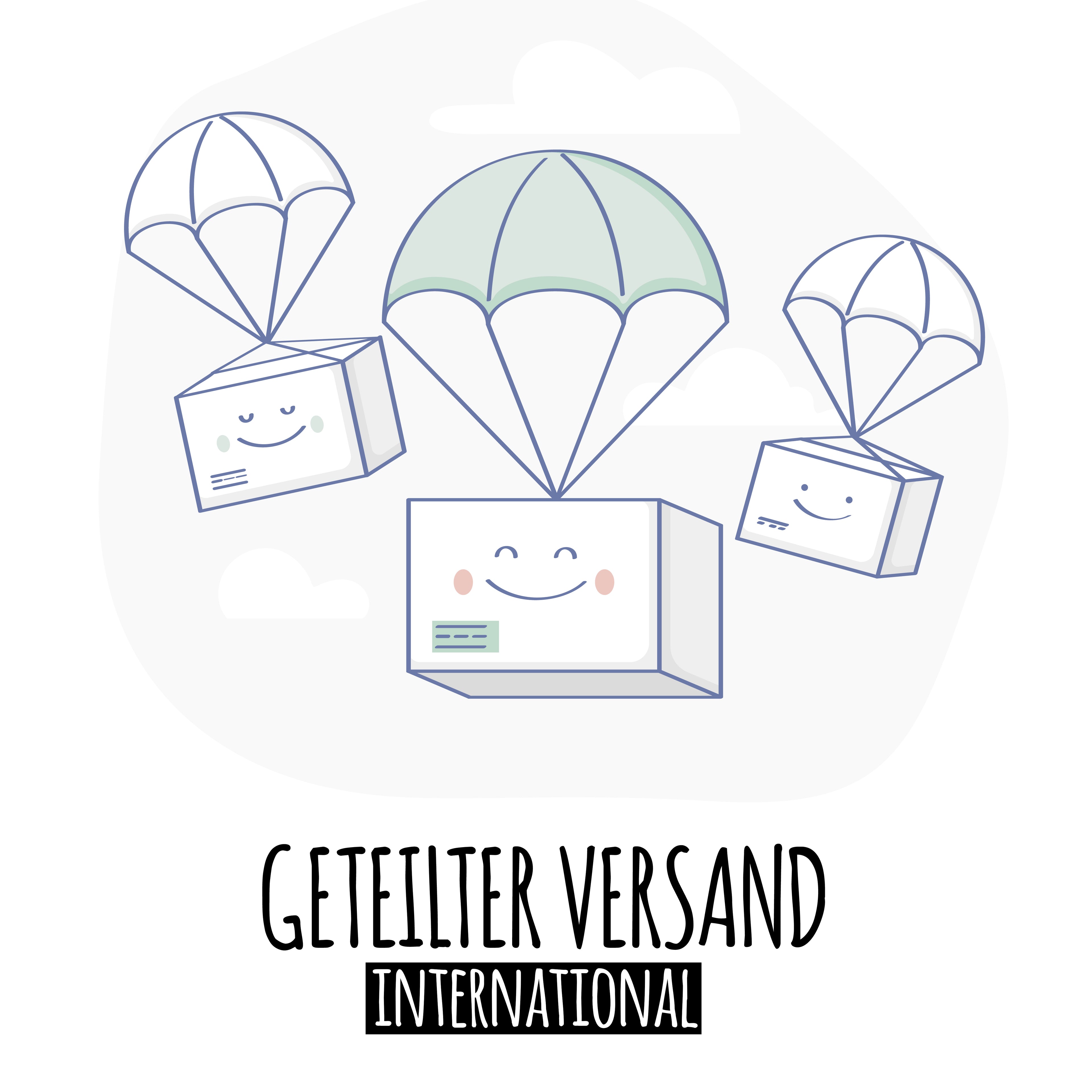 Paket International-Extra Versandkosten für einen geteilten Versand / Versandkostennachzahlung