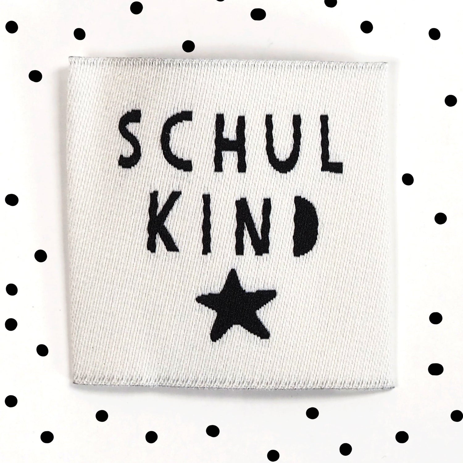 Weblabel *Schulkind - Stern* 3,5x3,5 cm - 4er