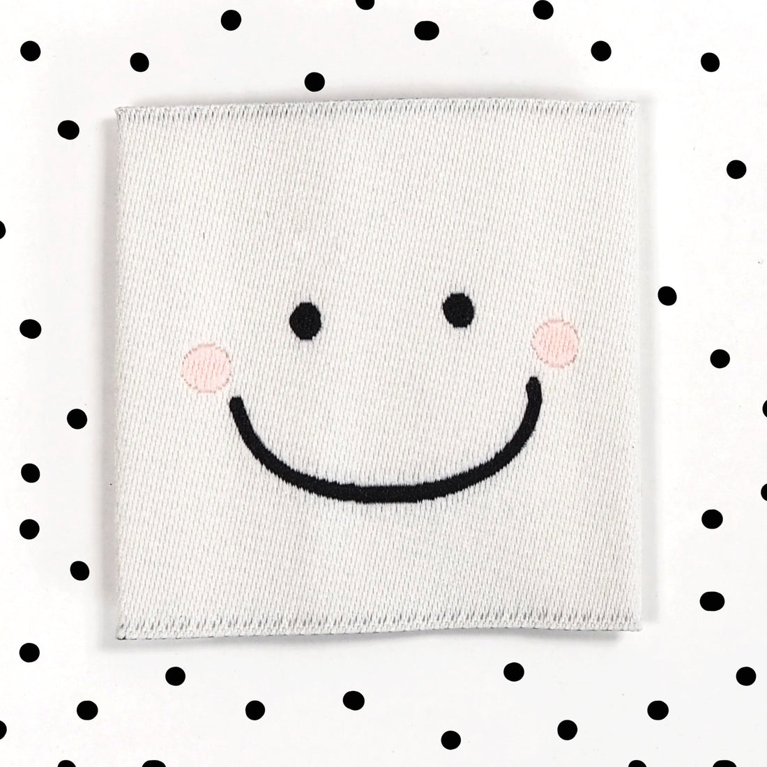 Weblabel *smile* 3,5x3,5 cm - 4er