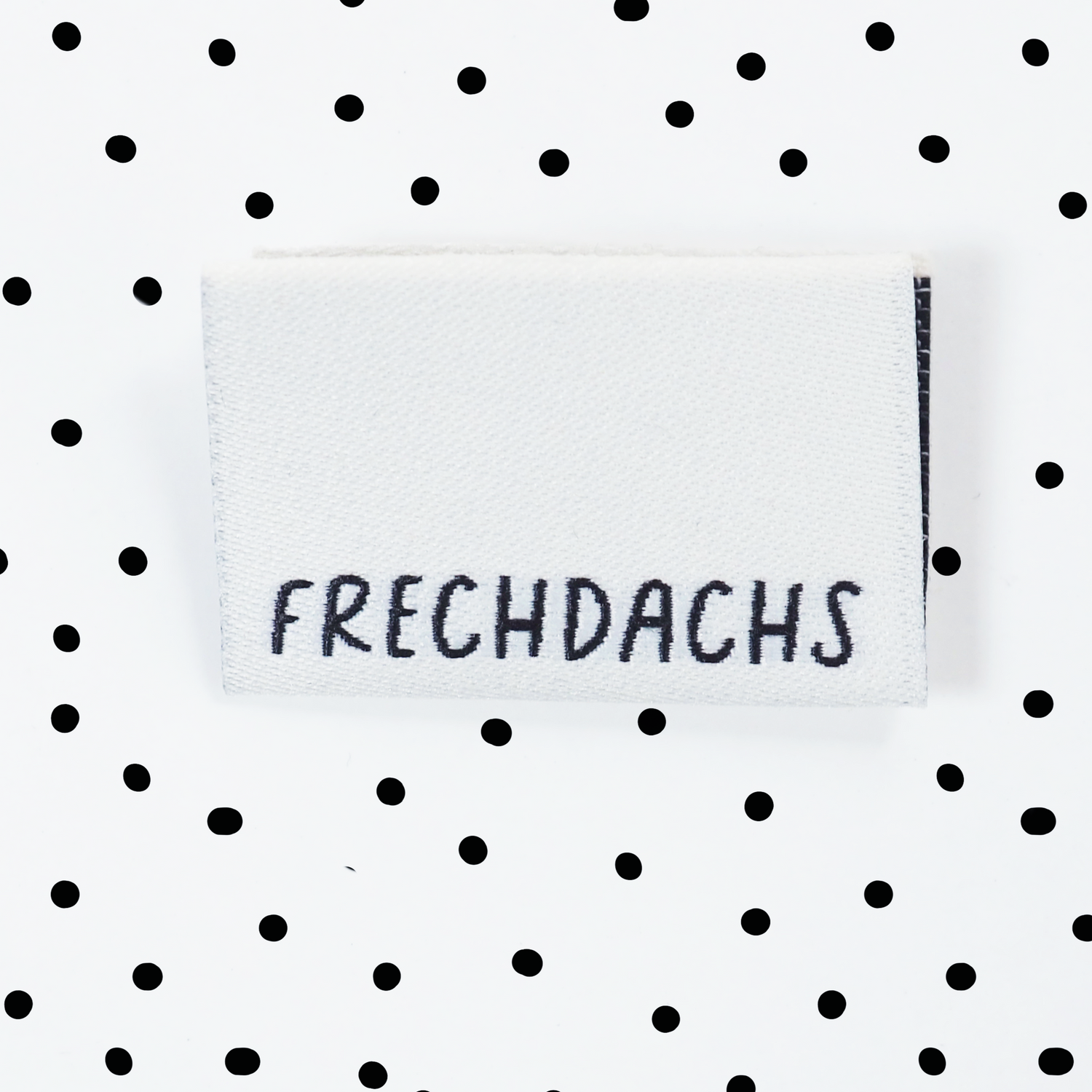 Weblabel * frechdachs* - 3,4 x 2,2 cm - 4er Pack